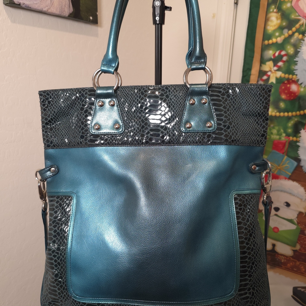 Kate Landry Cross Body Tote Hobo Bag Strap and Hand Straps - Picture 2 of 13